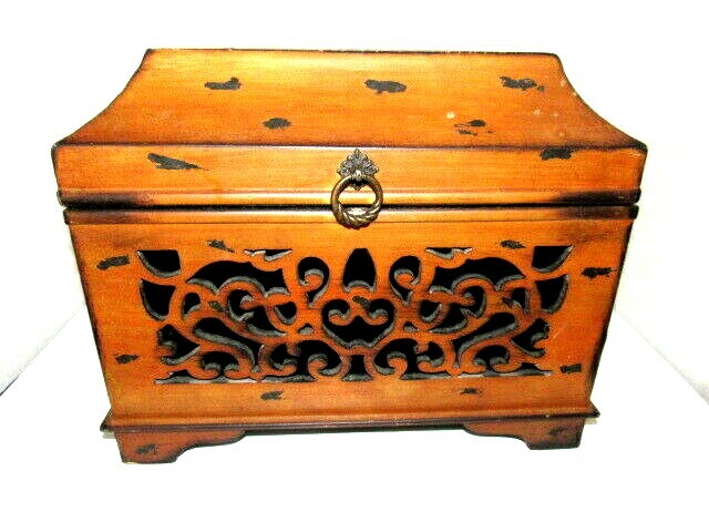 Wooden Decorative Storage  Organizer Unique Home Decor