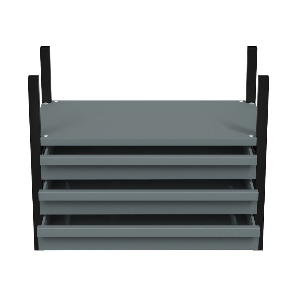 Sealey Modular Racking Mid Unit 3 Drawers 1 Shelf Tool Storage 580mm