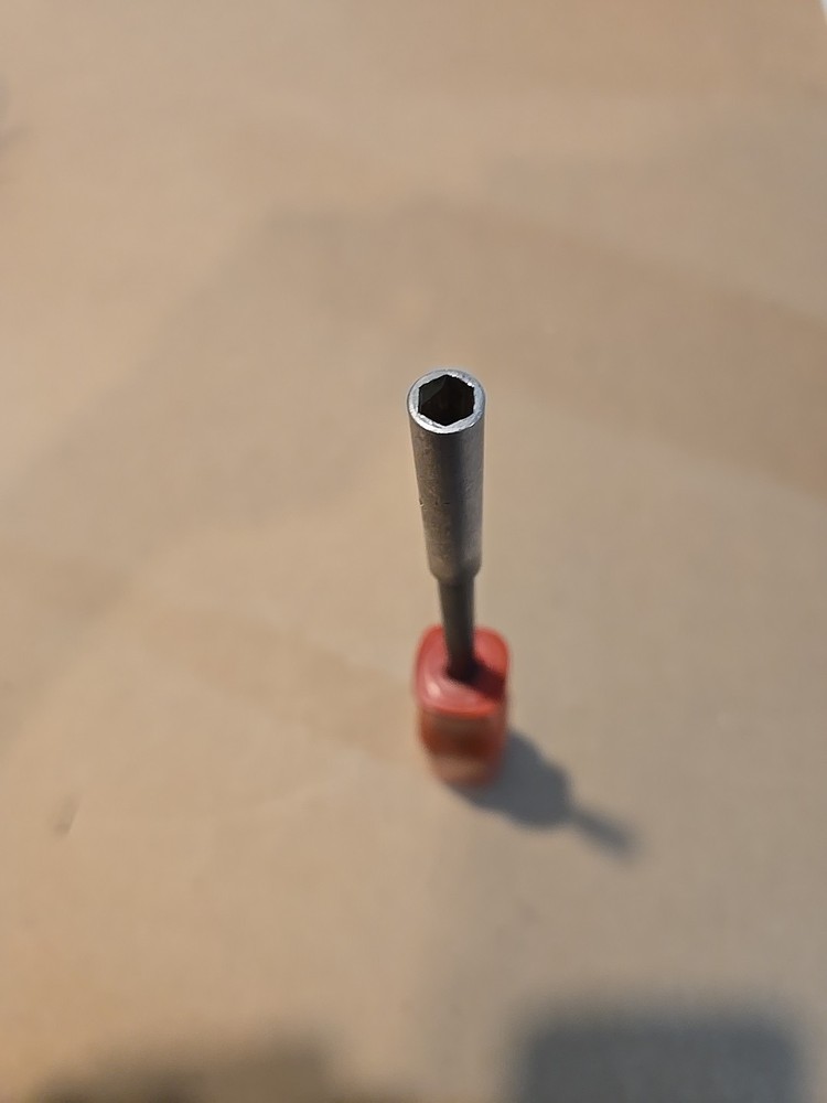 Mac Tools 1/4" Magnetic Bit Driver Red Handle USA MISSING END CAP PM84A