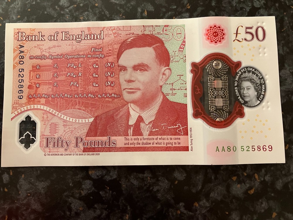 1x  AA  £50 BANK NOTE IN MINT UNC CONDITION