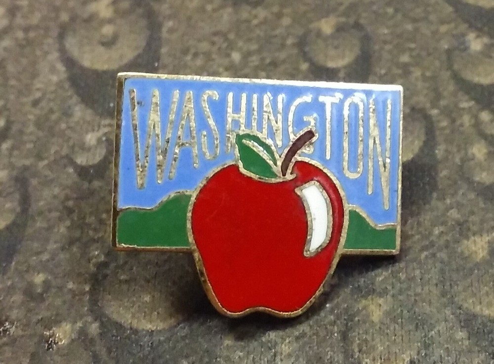 Washington Apple pin badge