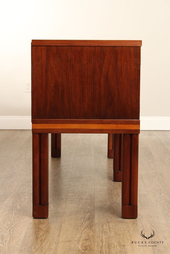 Johnson-Handley-Johnson Mid Century Style Walnut Sideboard Credenza