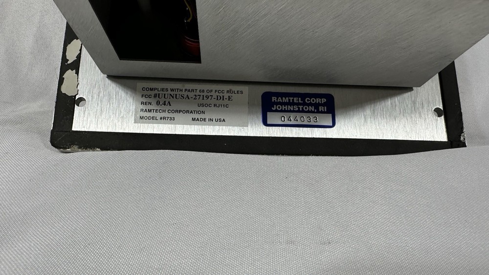 Ramtel 733 Emergency Phone Call Box Panel Wall Mount Security ADA Push Button