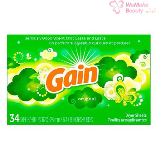 Gain Dryer Sheets Original 34 Sheets New In Box