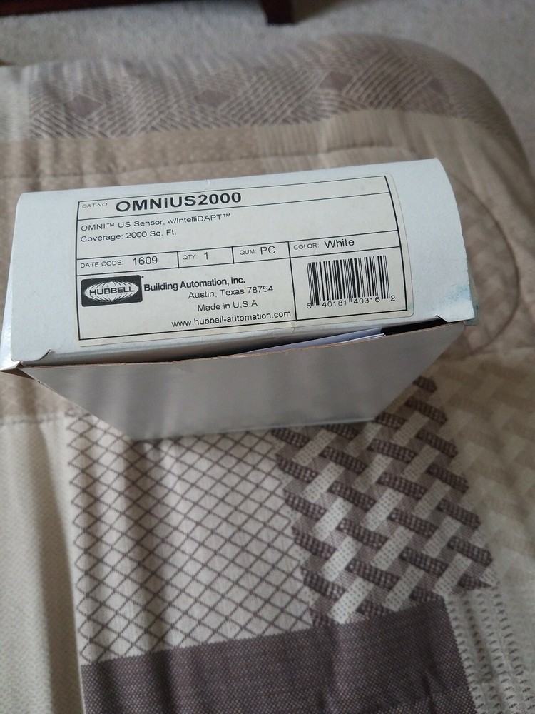 OMNI US Sensor, w/IntlliDAPT White