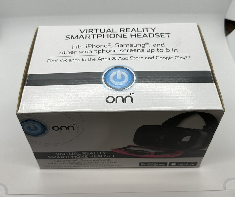 ONN Virtual Reality Smartphone Headset Pink Open Box Unused