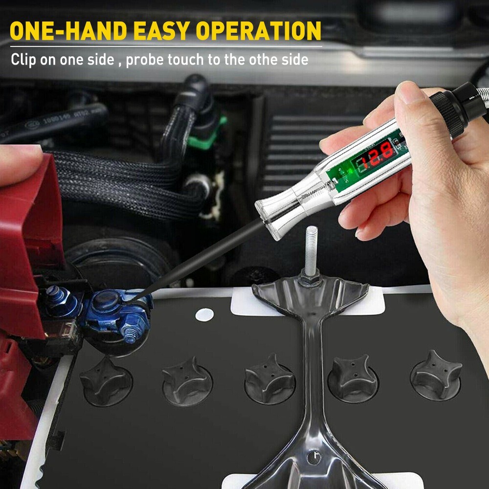 Car Auto 6-24V Power Probe Circuit Electrical Digital Tester Test Device System