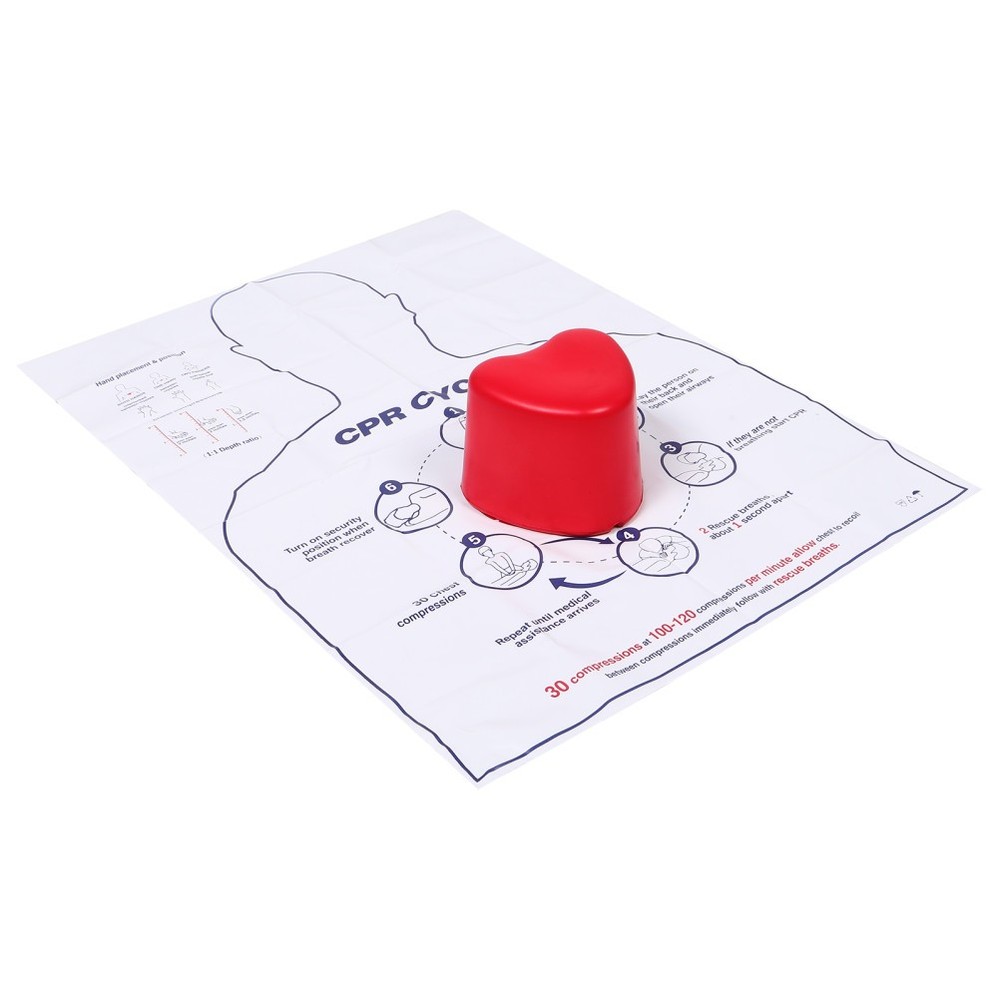 Cardiac Training Model Cpr Practice Tool for Beginners Compression Kit