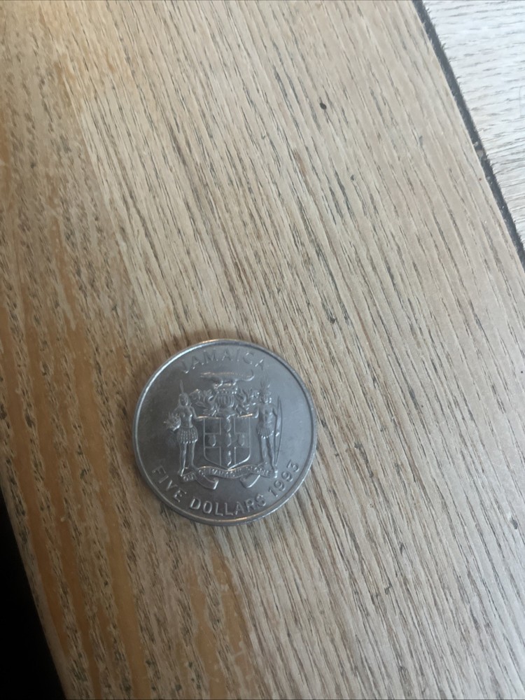 Jamaica Five Dollars Silver 1993