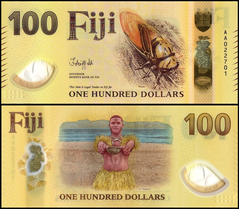 Fiji 100 Dollars, 2026 ND, P-129, UNC, Polymer