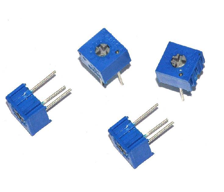 10Pcs 3362P-101 3362 P 100 ohm High Precision Variable Resistor Potentiometer