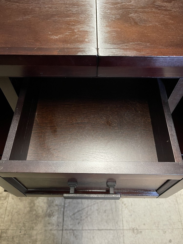 Bar Cabinet With Expandable Top