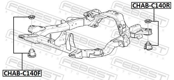 Bushing, axle beam
