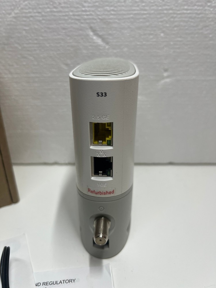 ARRIS S33-RB - Cable Modem DOCSIS 3.1 for Comcast Xfinity, Spectrum Refurbished