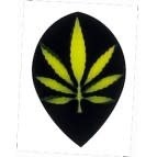 Cannabis Leaf Pear Poly Royal Hard Dart Flight