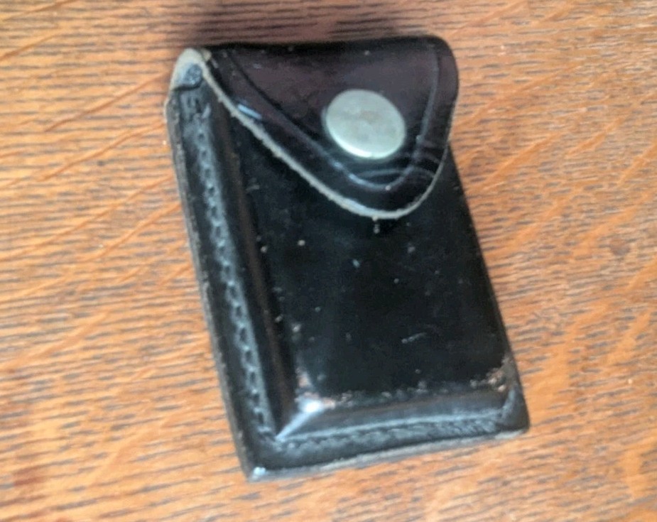 Vintage Smith & Wesson Belt Pouch Black Leather B68