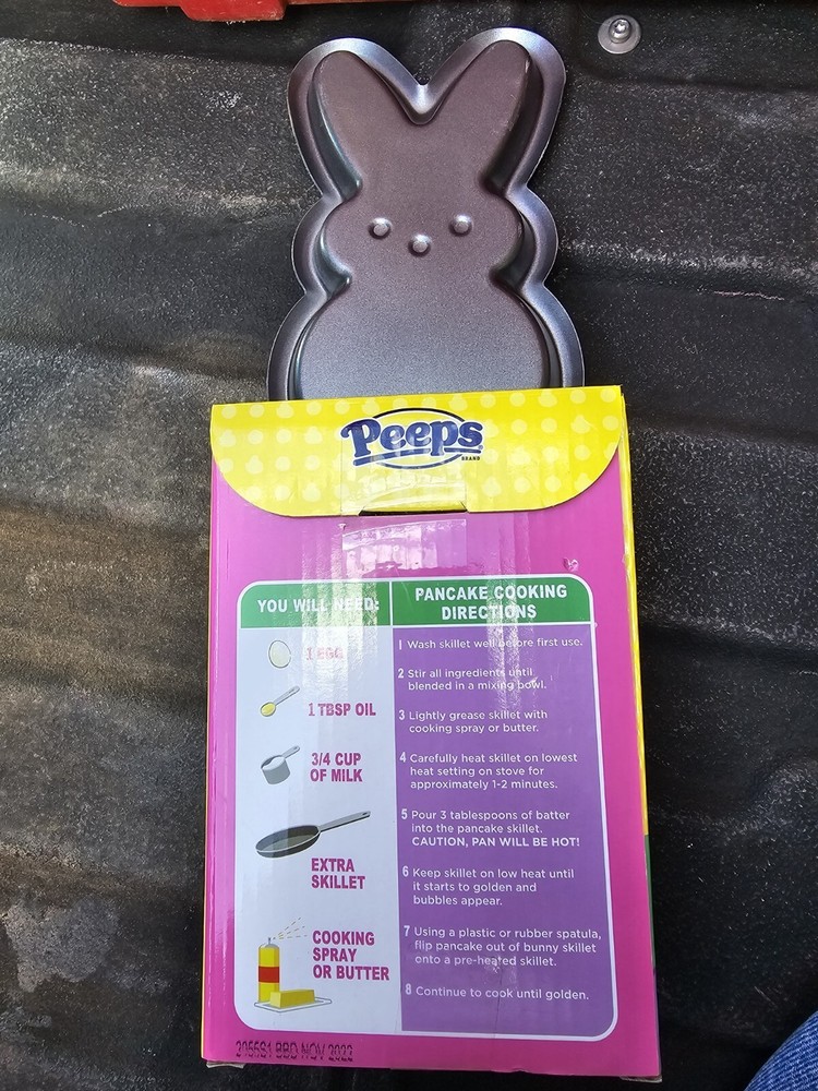 Peeps Easter Bunny Shaped Pancake Mix & Skillet Set