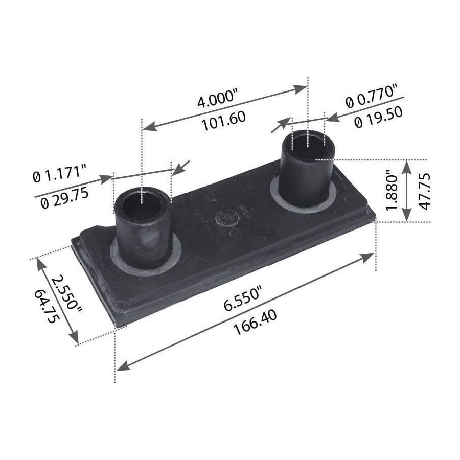 BCD289451 Lower Engine Mount for Freightliner Columbia & Century Class Replac.