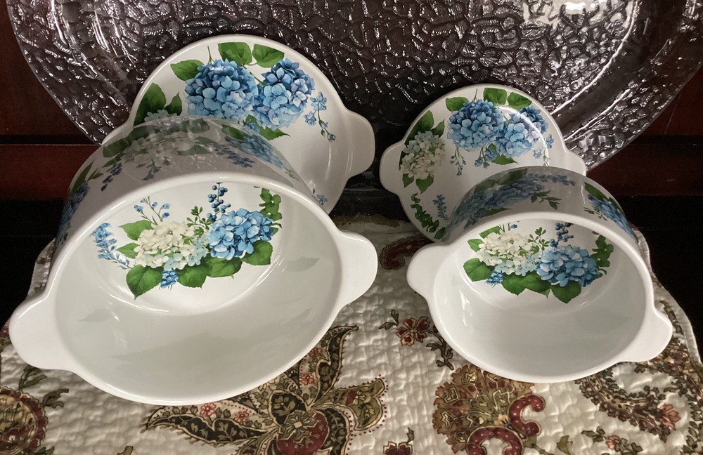 TEMP-TATIONS HYDRANGEA EASTER SPRING GORGEOUS PATTERN 🌱 🐣 HTF TEMPTATIONS