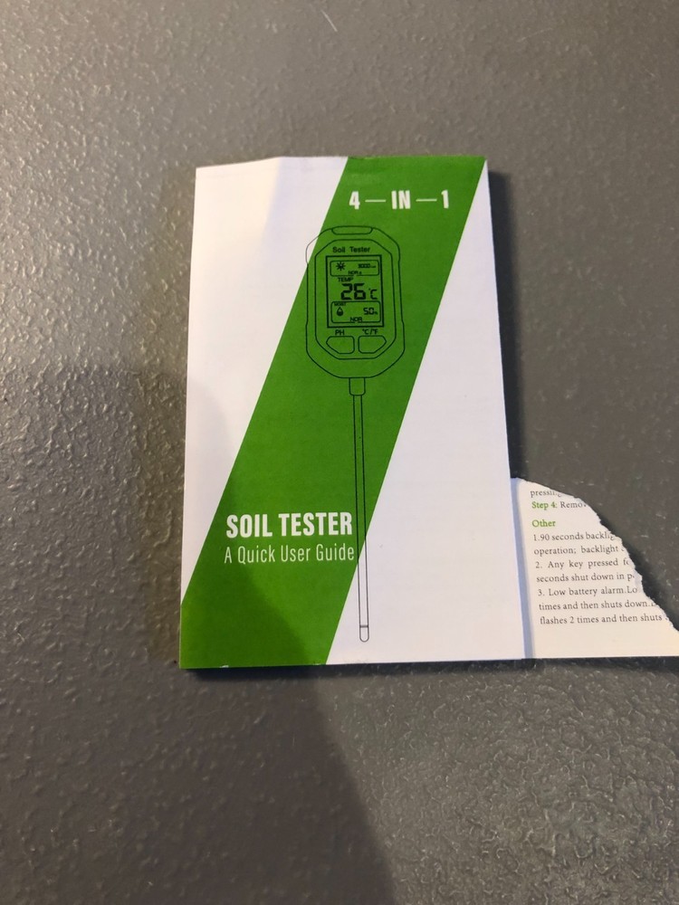 4 in 1 Soil Moisture Meter
