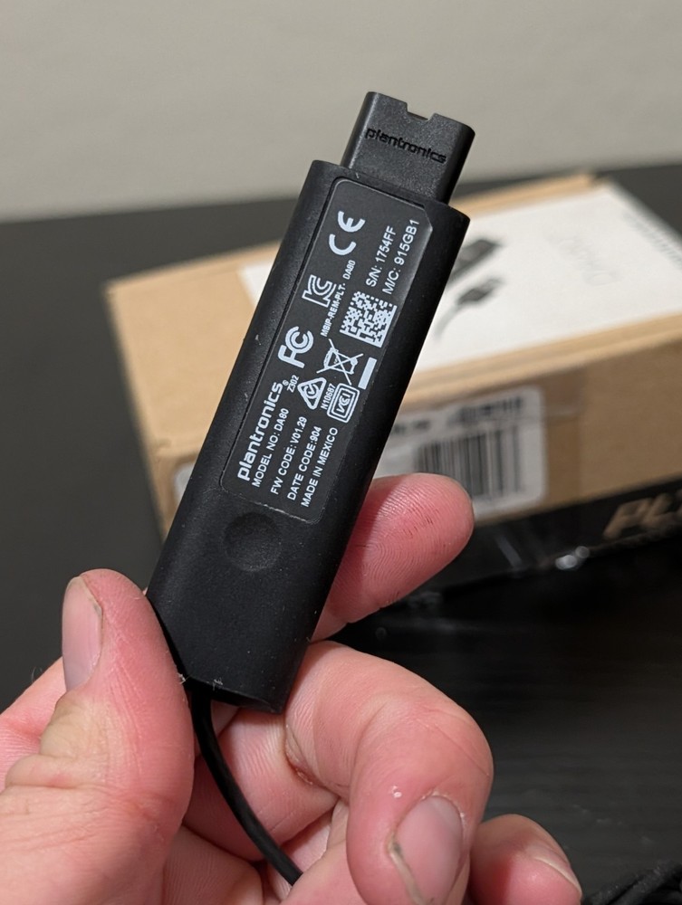 Plantronics DA80 USB Audio Processor Telephone Headset