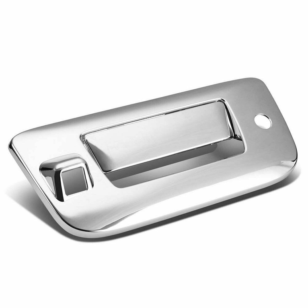 Fit 2007-2013 GMC Sierra Chevy Silverado Chrome Tailgate Handle Cover W/ Camera