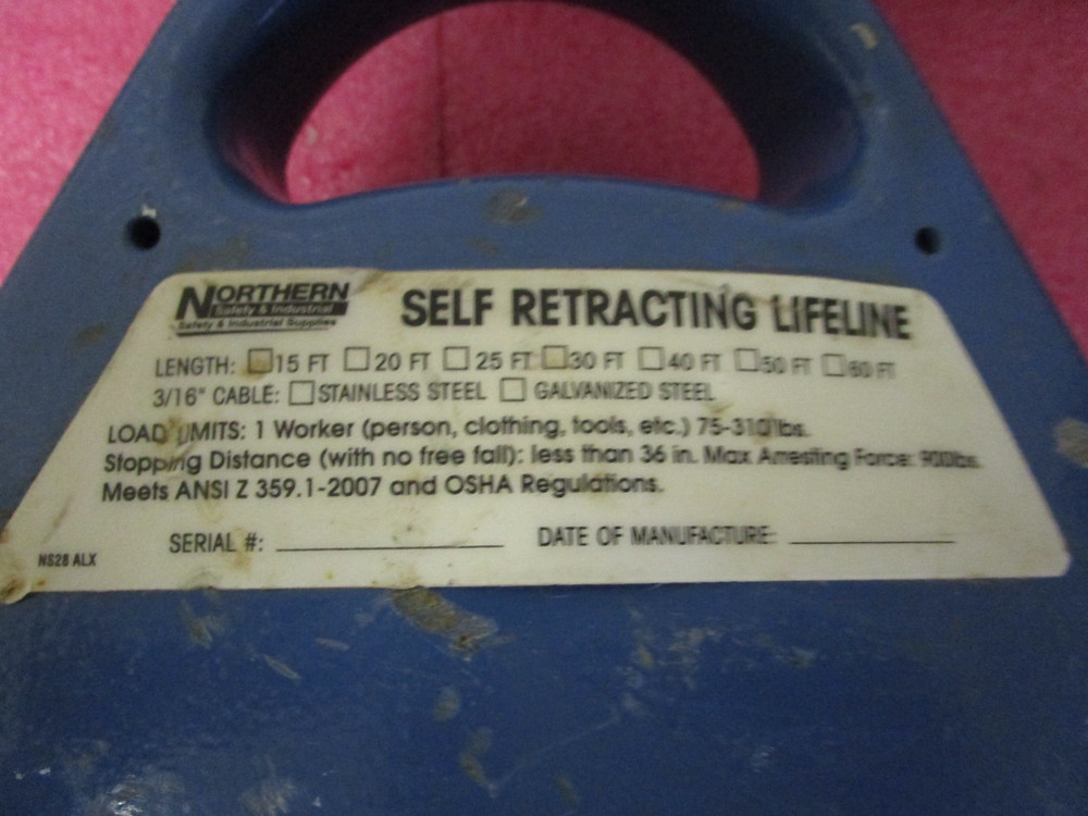Northern Safety Self Retracting Lifeline