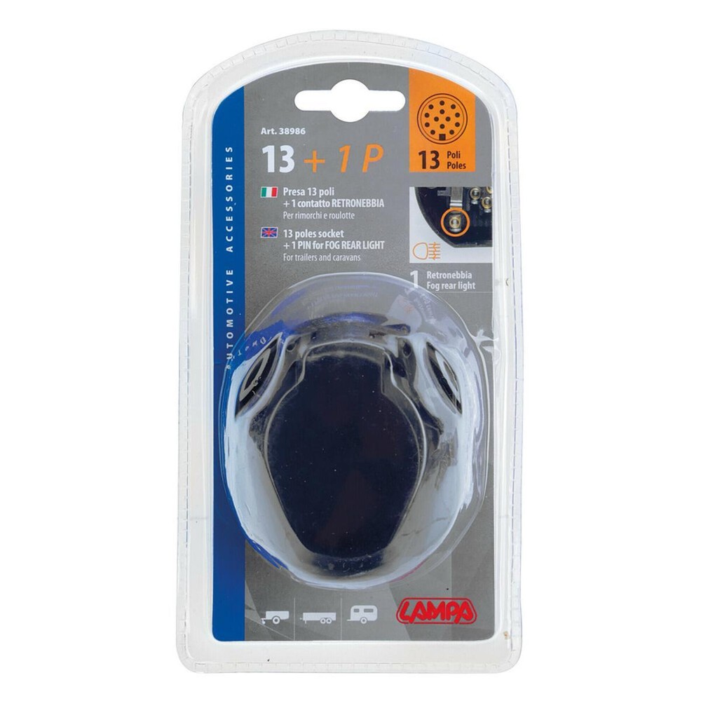13 POLE SOCKET + 1 LAMP FOG CONTACT