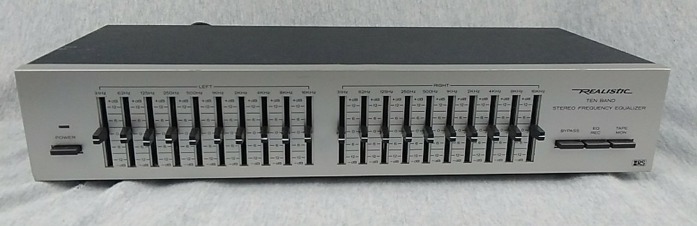 Realistic 31-2008 10 Band Stereo Graphic Equalizer
