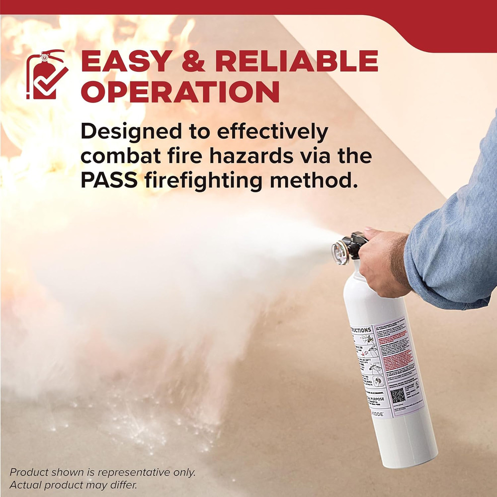 Fire Extinguisher for Kitchen, Residential, Single-Use, 711A