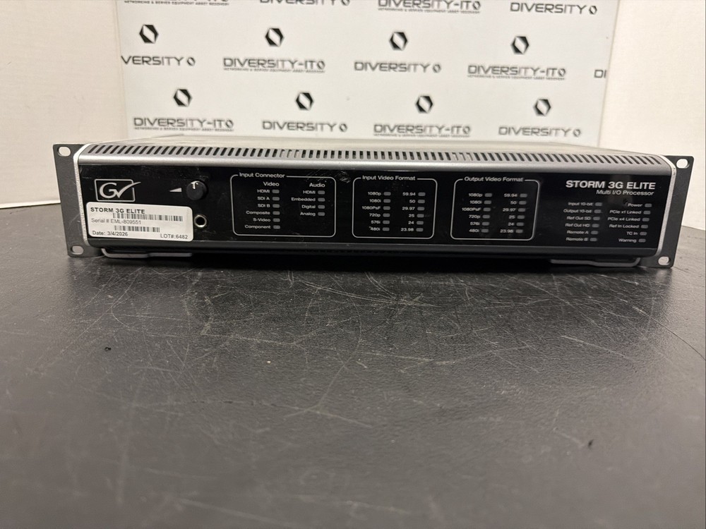 Grass Valley Storm 3G Elite Multi I/O Processor