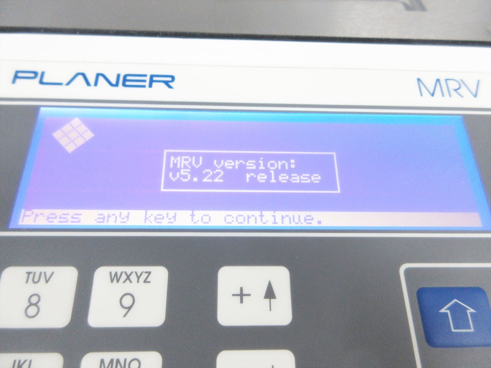 PLANER MRV UNIVERSAL CONTROLLER CONTROLLED RATE FREEZER & GDMRV-ADAPTOR