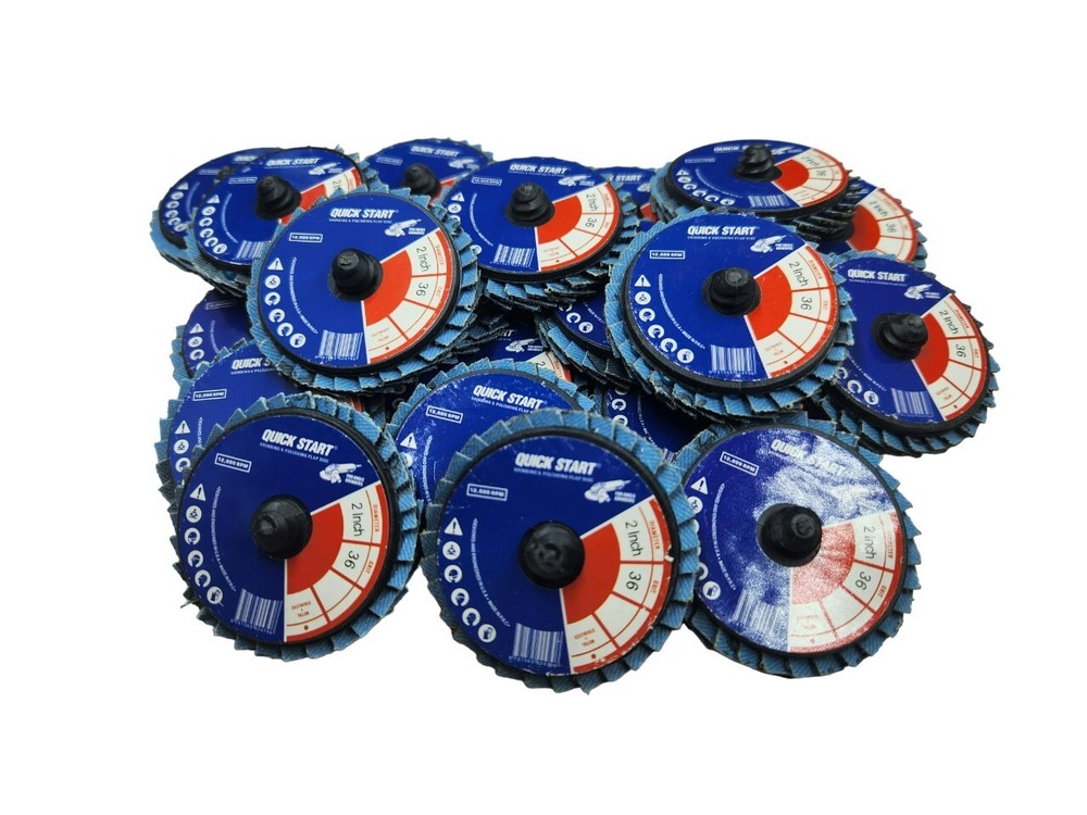 2" Mini Flap Discs - 30 Pack -  36 Grit - FREE SHIPPING