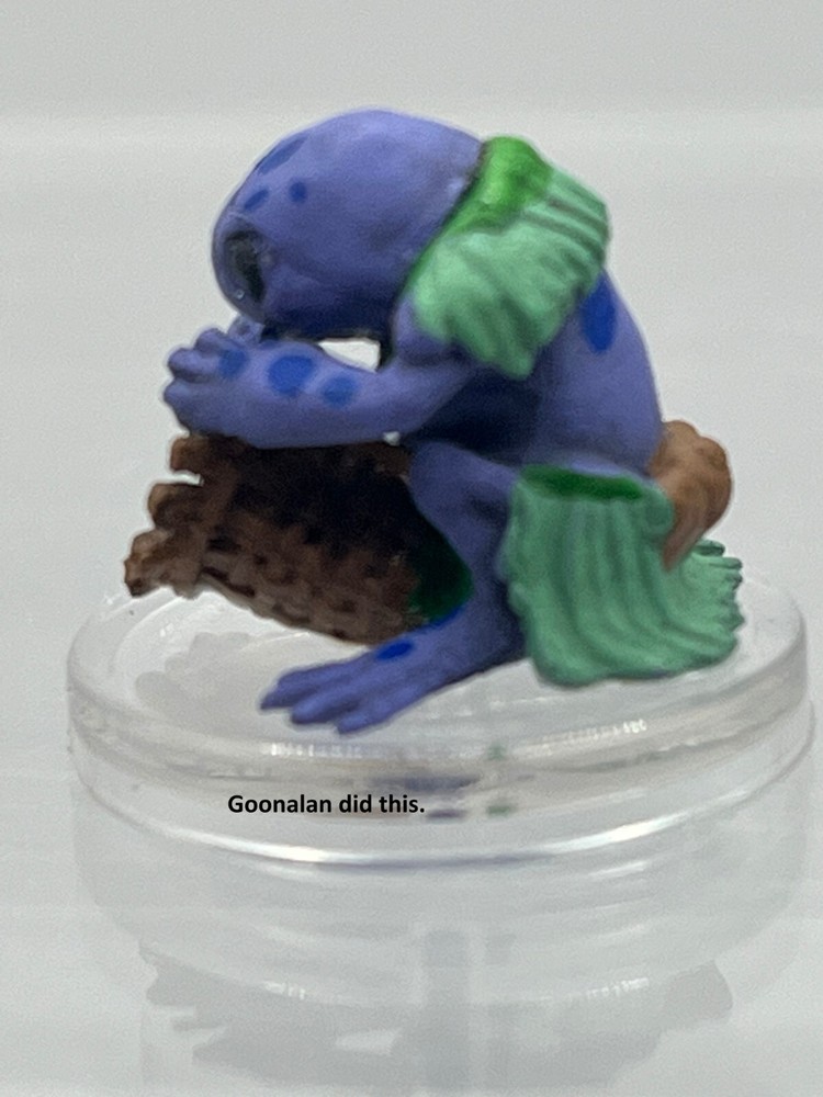 D&D Pathfinder Mini Grung Warband Blue Grung UNIQUE