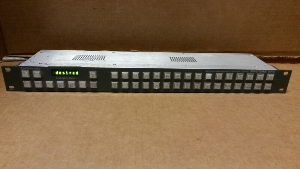 Grass Valley - Encore BPS Control Panel