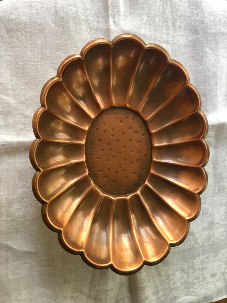 Copper Oval Dish