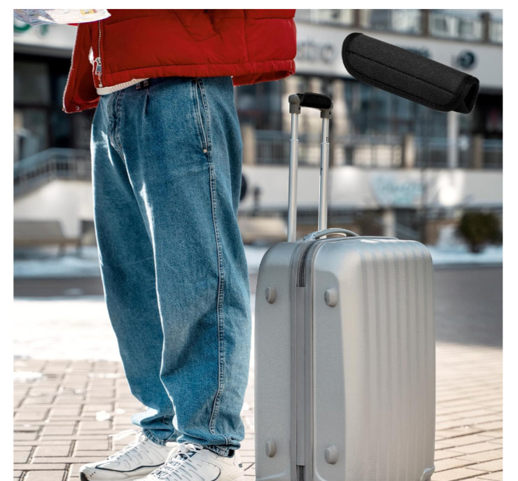 2 Pack Luggage Handle Wrap for Suitcase, Black Wraps