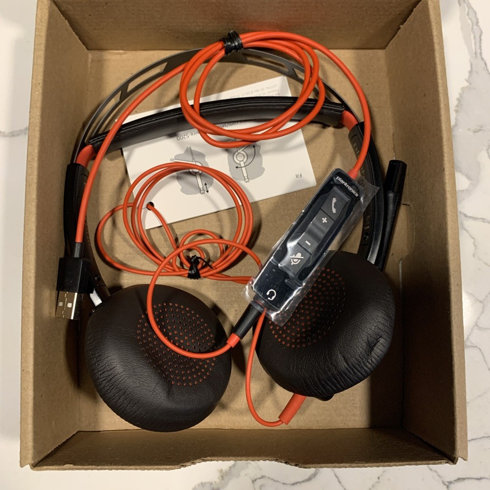 Poly Plantronics Blackwire 5220 USB Series Headset 3.5mm Jack