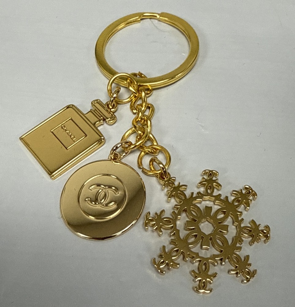 Gold Key Chain Chanel