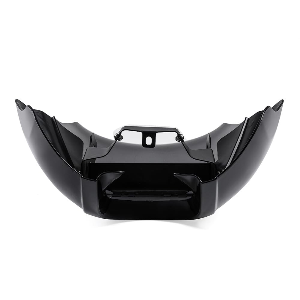 Gloss Black Front Headlight Fairing Cover with Black Windshield Windscreen