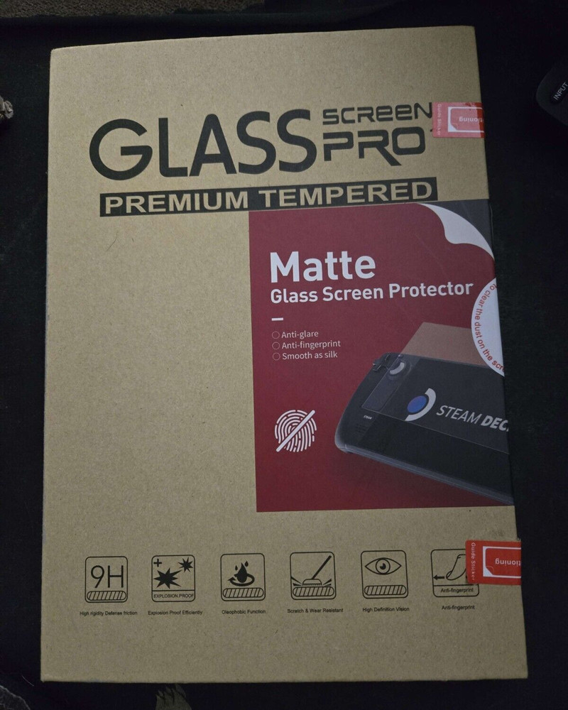 Steam Deck Matte Glass Screen Protector