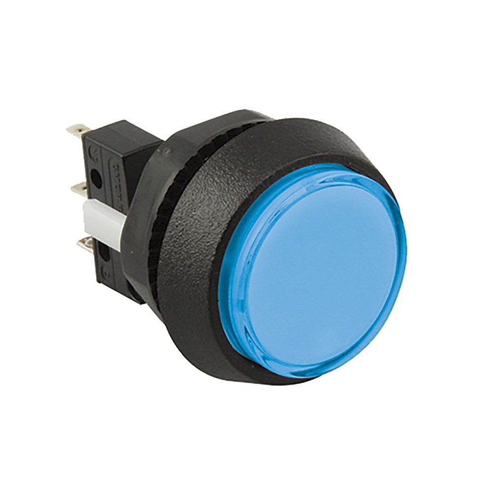 Pushbutton Round Small Illuminated with Microswitch - 75V-0004