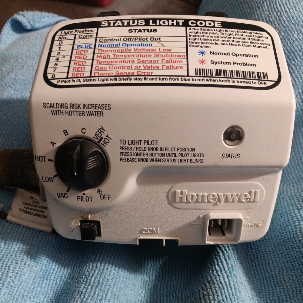 Honeywell Water Heater Gas Valve WV8840C1605