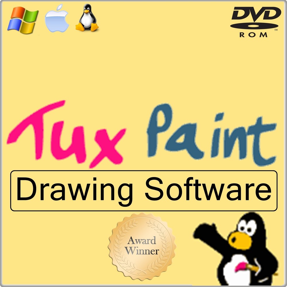Tux Paint Drawing Software | Award Winning | DVD
