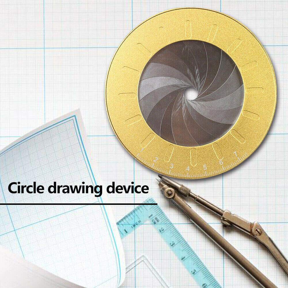 Adjustable Circle Drawing Ruler Tool Measuring Ruler Drawing Circular Compass