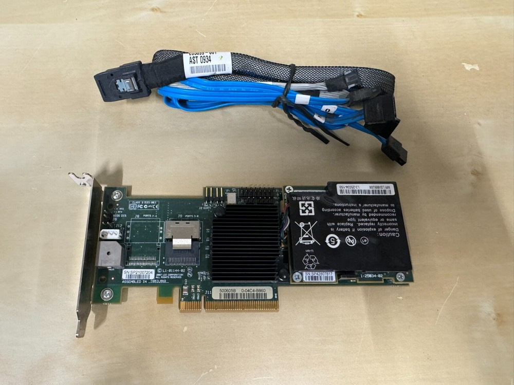 ** LSI SAS 8704EM2 SAS / SATA RAID Controller w/Cable