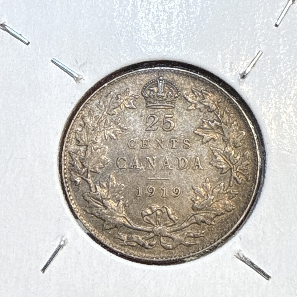 1919 Canada 25 Cents