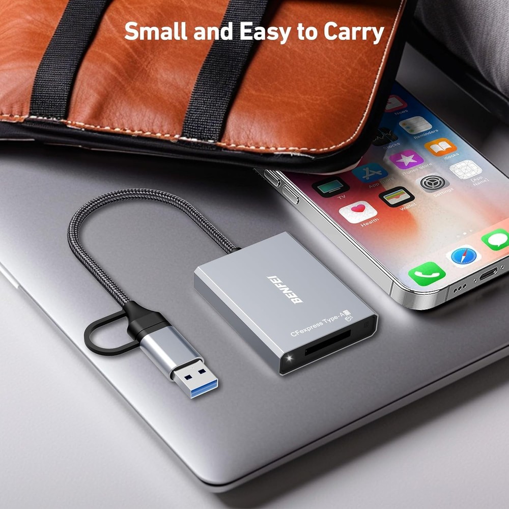 Versatile CFexpress Type A Reader with USB 3.2 Gen 2 & Multi-Platform Support