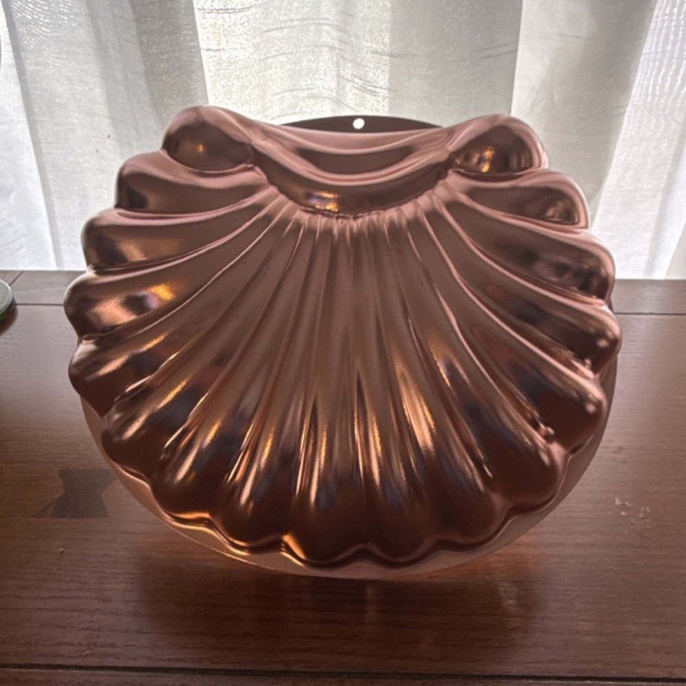 Copper Shell Mold Collectible Metalware