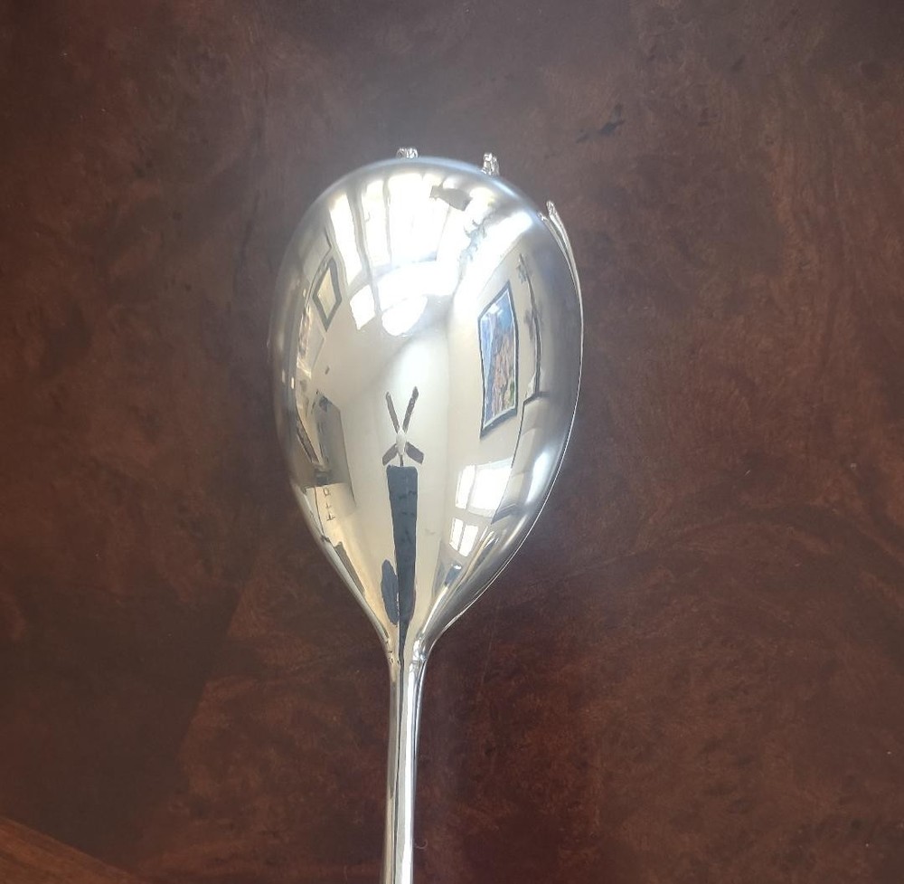 Silver Plated Tong Server 10 1/2"